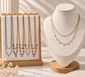 Delicate Layered Drop Necklace