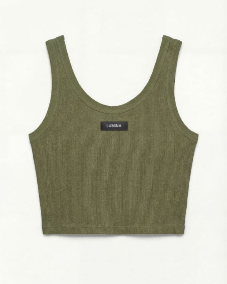 LUMINA Ριμπ Crop Top
