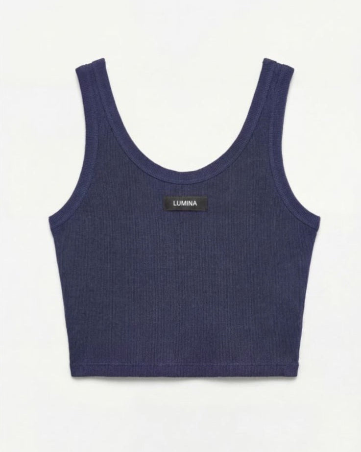 LUMINA Ριμπ Crop Top