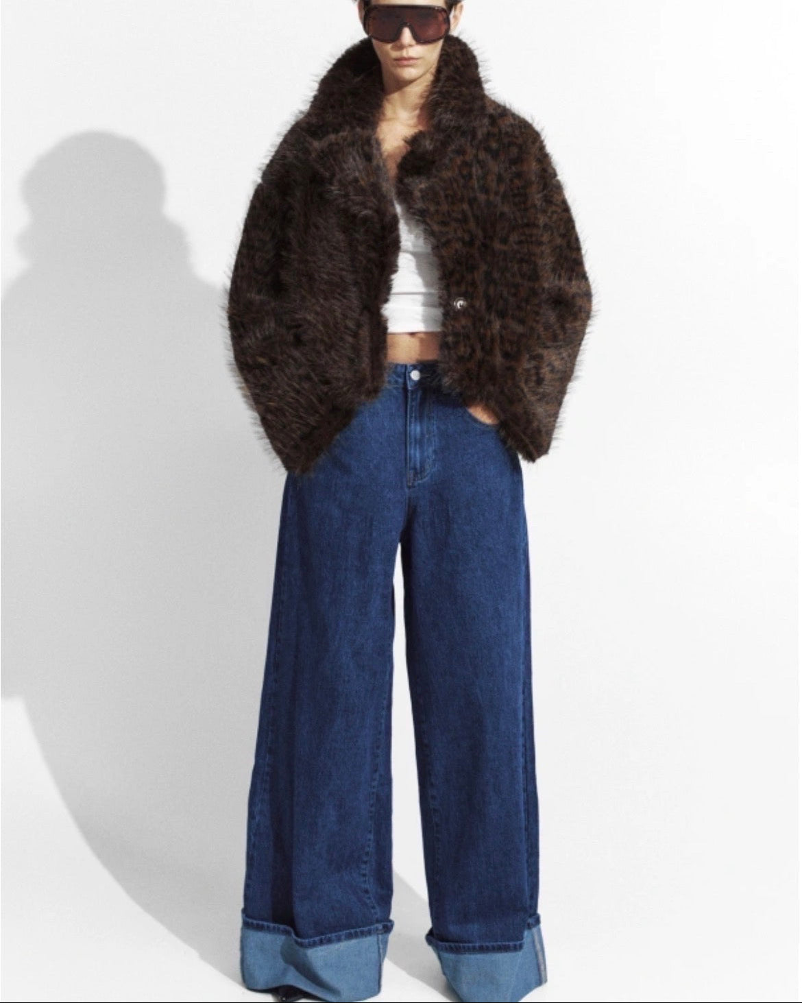 Wide Leg Ψηλόμεσο Jean