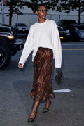 Lumina Animal Print Midi Skirt