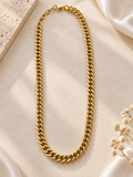 Chunky Cuban Chain Κολιέ – Χρυσό